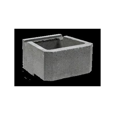 CUP STONE velký hladký Černá