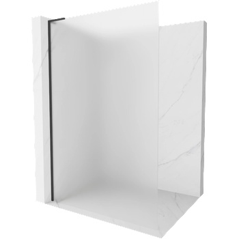 Mexen Kioto L душ-преграда Walk-in 70 x 200 см, матирана, черна - 800-070-103-70-30 (800-070-103-70-30)