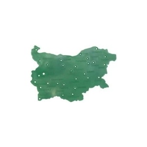  Пластмасов шаблон карта на България