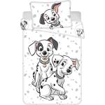 Jerry Fabrics Бяло памучно детско спално бельо 100x135 cm 101 Dalmatians - Jerry Fabrics (24BS013)