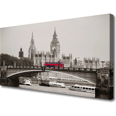 Obraz Canvas Most londýn big ben 100x50 cm