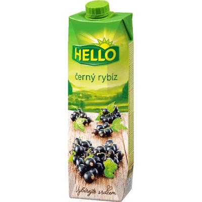 Hello černý rybíz 25% 1l