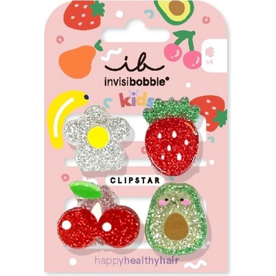 Invisibobble Clipstar Kids Frutti Fun 4 ks