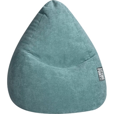 Beanbag sedací vak Alfa XL 70 × 110 cm petrolejově modrý
