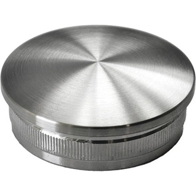 Ukončení na trubku ø 42,4 mm, broušená nerez K320 / AISI316
