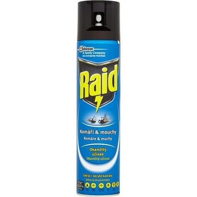 Raid Komáre & muchy aerosól proti lietajúcemu hmyzu 400 ml