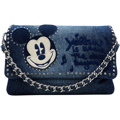 Desigual Чанта за през рамо 'Mickey Mouse' синьо, размер One Size