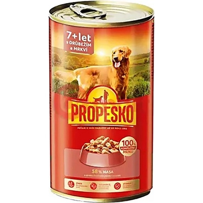 Propesko Adult kuře & těstoviny & mrkev 1240 g