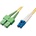 Conneu Оптична пач корда LC/UPC - SC/APC дуплексна, 3 мм кабел, 10м (CNFJ-LCSCAOS2DYE3mm-10)