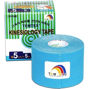 Temtex Kinesio Tape Classic modrá 5cm x 5m