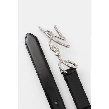 Karl Lagerfeld Кожен колан Karl Lagerfeld K/SIGNATURE в черно B1W33101 (B1W33101)