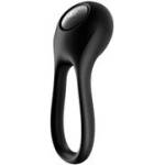 Satisfyer Majestic Duo, силиконов вибриращ ерекционен пръстен за пенис и тестиси (P22217)