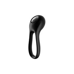 Satisfyer Majestic Duo, силиконов вибриращ ерекционен пръстен за пенис и тестиси (P22217)