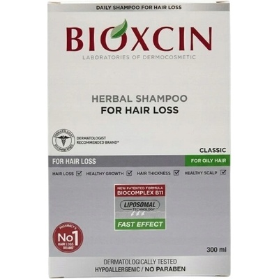 Bioxcin Herbal bylinný šampon proti vypadávání vlasů 300 ml