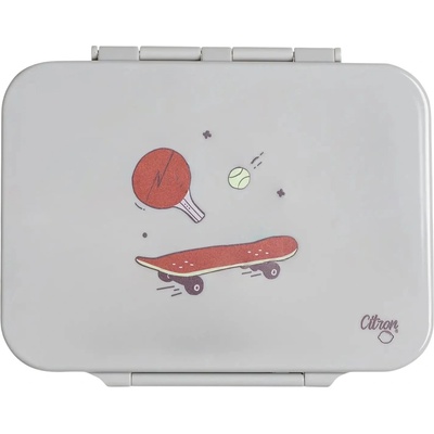 Citron Кутия за храна Citron - Cool Kid, 4 отделения, 700 ml (2024_Lunchbox_Tritan_Cool_Kid)