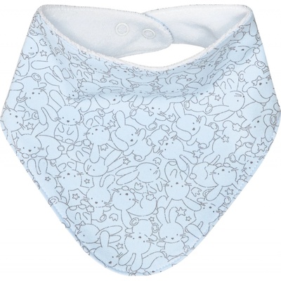Esito Bavlněný slintáček pro miminko Zája Soft blue – Zboží Mobilmania