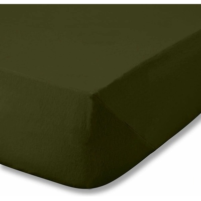 Catherine Lansfield Brushed prostěradlo zelené 90x190