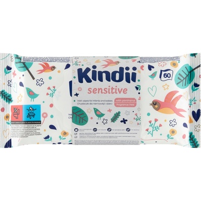 KINDII Sensitive obrúsky pre bábätká aj deti 60 ks