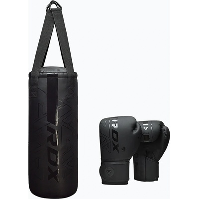 RDX Боксов чувал RDX F6 Junior Punch Bag + боксови ръкавици matte black