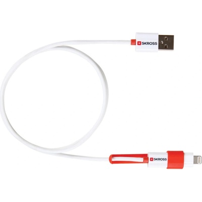 Skross DC20A datový 2v1 Micro USB/Lightning, 1m, bílý