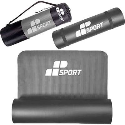 MP Sport NBR Fitness Yoga Mat / Постелка за фитнес и йога / 180см х 60см х 1см - С чанта за носене - Различни цветове Сив