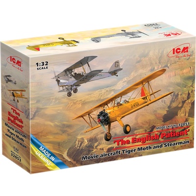 ICM The English Patient' Movie aircraft Tiger Moth and Stearman 1:32