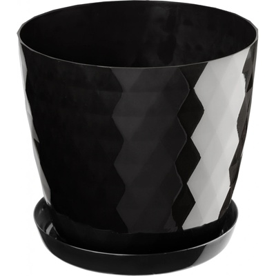 Kadax Květináč 20 x 20 x 19 cm plast černý