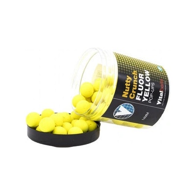 Vitalbaits Boilies Pop-Up 80g 14mm Nutty Crunch Fluor Yellow