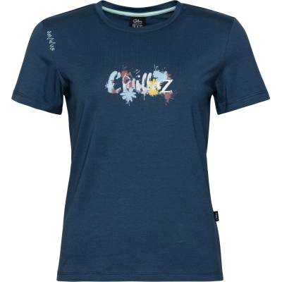 Chillaz Дамска тениска Chillaz Women's Iseo Floral Vibes T-shirt - Dark Blue - размер 40 (EU) (916-6247-0115)