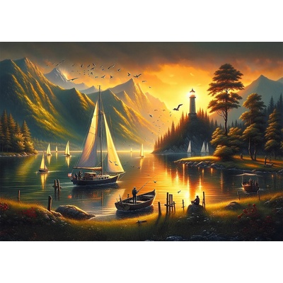 Art Puzzle - Puzzle Golden Shores - 1 000 piese