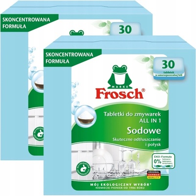Frosch Se Sodou tablety do myčky nádobí All in 1 60 ks