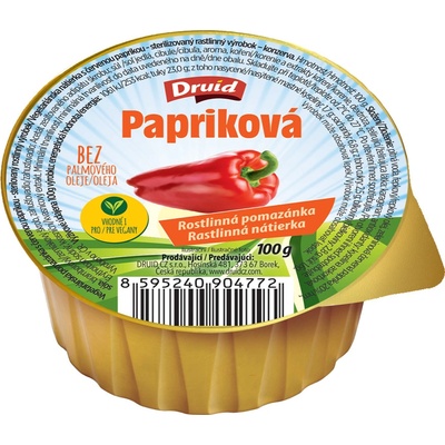 Druid Vegetariánská Pomazánka s červenou paprikou 100 g – Sleviste.cz