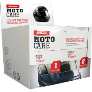 Carmart Moto care кърпички за почистване на каски и визьори