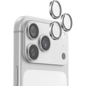  Стъклен Протектор за камера за iPhone 18 Pro / 18 Pro Max, сребърен
