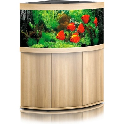 Juwel Trigon 350 LED akvarijný set rohový svetlé drevo 123 x 87 x 65 cm 350 l
