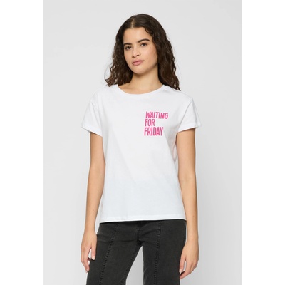 Mister Tee Тениска Waiting for Friday Tee white XXLUB-MT735-00220 - Тъмносив, размер XS