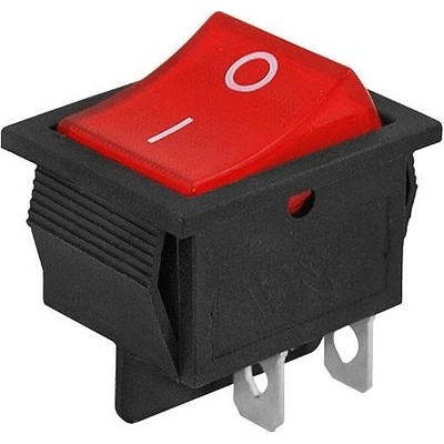 Vypínač kolébkový 250V/15A ON-OFF červený STV01 – Zboží Mobilmania