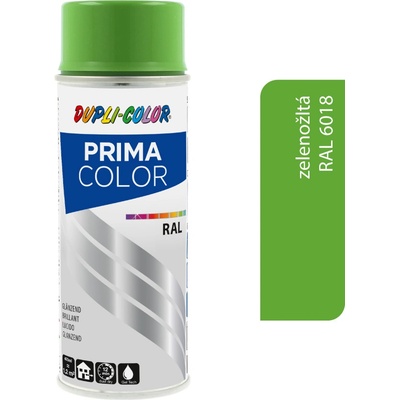 Dupli-color Prima RAL6018 zelenožltá lesk 400 ml
