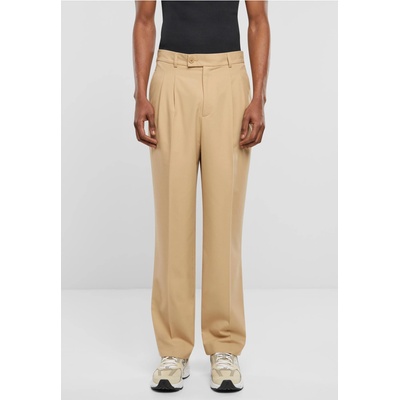 Urban Classics Мъжки панталон в бежово Urban Classics Double PleatedUB-TB6649-03738 - Бежов, размер 36