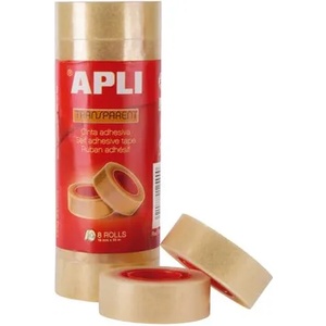 APLI Самозалепваща се лента, 19 mm x 33 m, APLI "Transparent", прозрачна 12490 (12490)