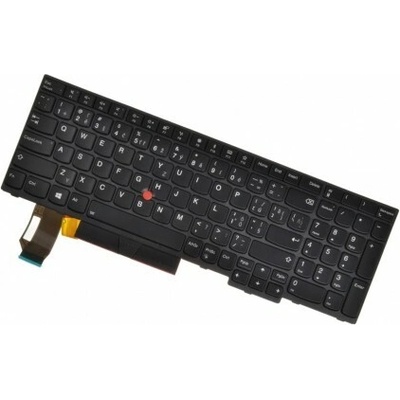 Lenovo ThinkPad P72 20MB Klávesnica CZ / SK čierna, Podsvietená, Trackpoint