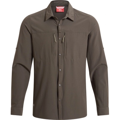 Craghoppers NosiLife Pro Long Sleeved Shirt V Размер: M / Цвят: кафяв