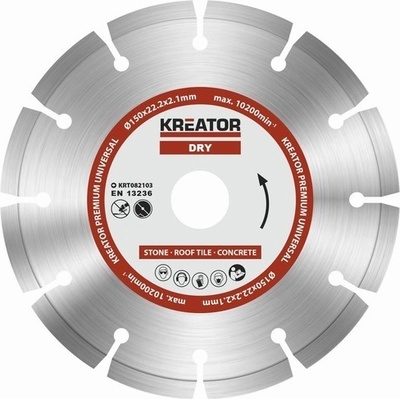 Kreator Diamantový kotouč segmentový 150 mm KRT082103