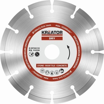 Kreator Diamantový kotouč segmentový 150 mm KRT082103