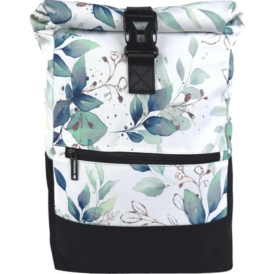 Tapple Černo-bílo-modrý s květinami Bellinda 30 l