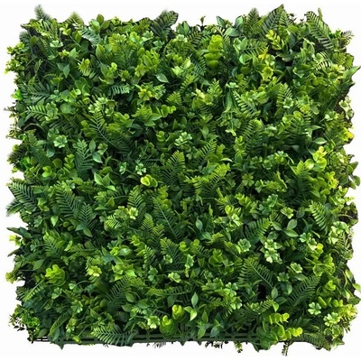 MINI WALL GREEN Fern and clover, dielec 50 x 50 cm
