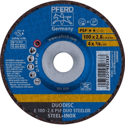 Pferd Rezný kotúč 100 x 2,8 x 16,0 mm 62010632