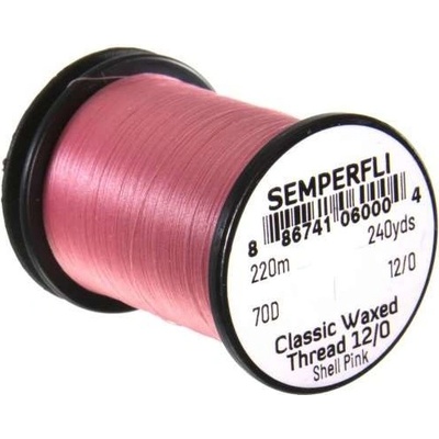 Semperfli Nit Classic Waxed Thread 12/0 Shell Pink