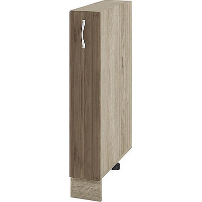 ИРИМ Долен шкаф бутилиера Сити АРО-41 дъб сонома арвен / орех адмирал 15 см