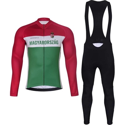 Bonavelo a nohavice HUNGARY WINTER biela/červená/zelená